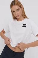Koszulki sportowe damskie - The North Face T-shirt bawełniany kolor biały - miniaturka - grafika 1