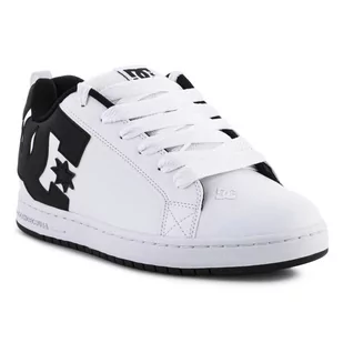 Buty DC Court Graffik M 300529 (kolor Biały, rozmiar EU 44.5) - Buty sportowe męskie - miniaturka - grafika 1