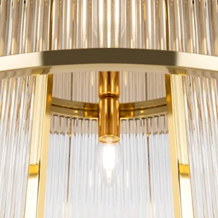 Złota lampa wisząca na żarówkę E14 MOD174CL-06G z serii FRAM - Lampy sufitowe - miniaturka - grafika 2