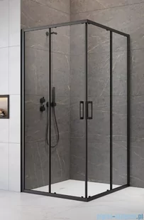 Radaway Premium Pro Black Kdd kabina 80x80cm szkło przejrzyste 1017080-54-01L/1017080-54-01R - Kabiny prysznicowe Radaway Premium Pro Black Kdd kabina 80x80cm szkło przejrzyste 1017080-54-01L/1017080-54-01R - Kabiny prysznicowe - miniaturka - grafika 1