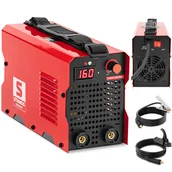 Spawarki - Stamos Germany Spawarka MMA - 160 A - cykl pracy 100% - IGBT - Hot Start - Anti-Stick S-MMA-160 MINI - miniaturka - grafika 1