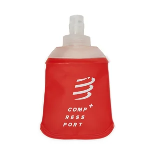 Bidon Compressport Ergo Flask XBPU4183 Czerwony - Shakery i bidony sportowe - miniaturka - grafika 1