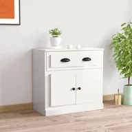 Szafki do salonu - Szafka, biała z połyskiem, 70x35,5x67,5 cm Lumarko! - miniaturka - grafika 1