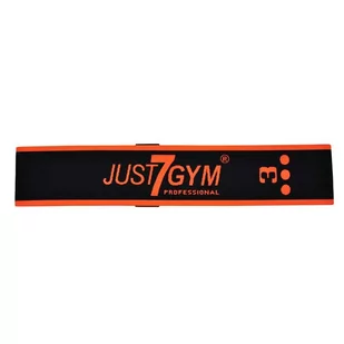 Just7Gym, guma do ćwiczeń, Mini Band Pro, pomarańczowa - Gumy, taśmy, ekspandery - miniaturka - grafika 1