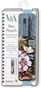 Zakładki do książek - Bookaroo Pen Pouch uchwyt Kilburn Black Floral - IF - miniaturka - grafika 1
