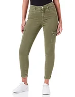 Spodnie damskie - BOSS Damskie spodnie jeansowe, ciemnozielony, 32 - miniaturka - grafika 1