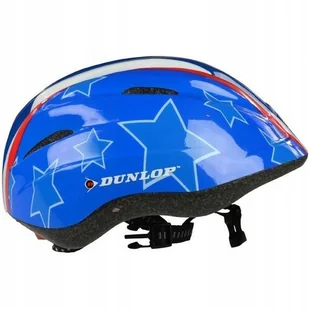 Kask Rowerowy Dziecięcy Regulowany Dunlop R. (48-52cm ) - Blue - Kaski rowerowe - miniaturka - grafika 1