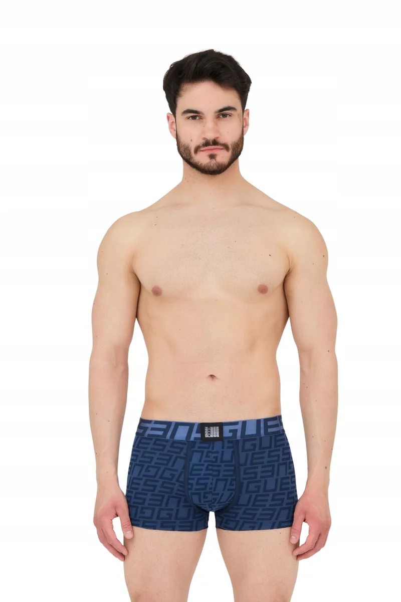 GUESS Bokserki 3-pack: 2 x granatowy 1x biały L