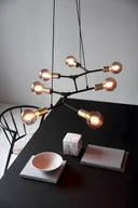 Lampy sufitowe - Lampa wisząca Josefine - industrialna nad stół w jadalni - miniaturka - grafika 1
