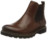 Kozaki damskie - Remonte Damskie kozaki D8470 Chelsea, Chestnut Brown 22, 43 EU - miniaturka - grafika 1