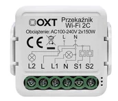 Systemy inteligentnych domów - OXT SWT22 Przekaźnik moduł mini 2 obwody WiFi - miniaturka - grafika 1