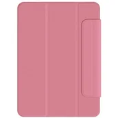 Etui do tabletów - Pomologic BookCover Smart Cover etui obudowa pokrowiec Magnetyczny do iPad Pro 11" 1/2/3/4G, iPad Air 10.9" 4/5G (old pink) - miniaturka - grafika 1