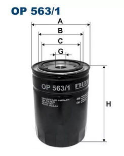 Filtron Filtr oleju OP 563/1 - Filtry oleju - miniaturka - grafika 1