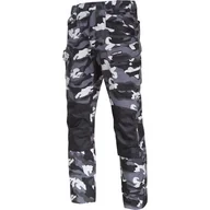 Odzież robocza - LAHTI PRO Spodnie ochronne bojówki slim fit moro ze wzmocnieniami S - miniaturka - grafika 1