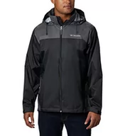 Kurtki męskie - Columbia Męska kurtka przeciwdeszczowa Glennaker Lake Rain Jacket, czarny, grill., 3X - miniaturka - grafika 1