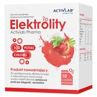 Układ pokarmowy - Activlab Pharma Elektrolity, smak truskawkowy, 10 saszetek - miniaturka - grafika 1