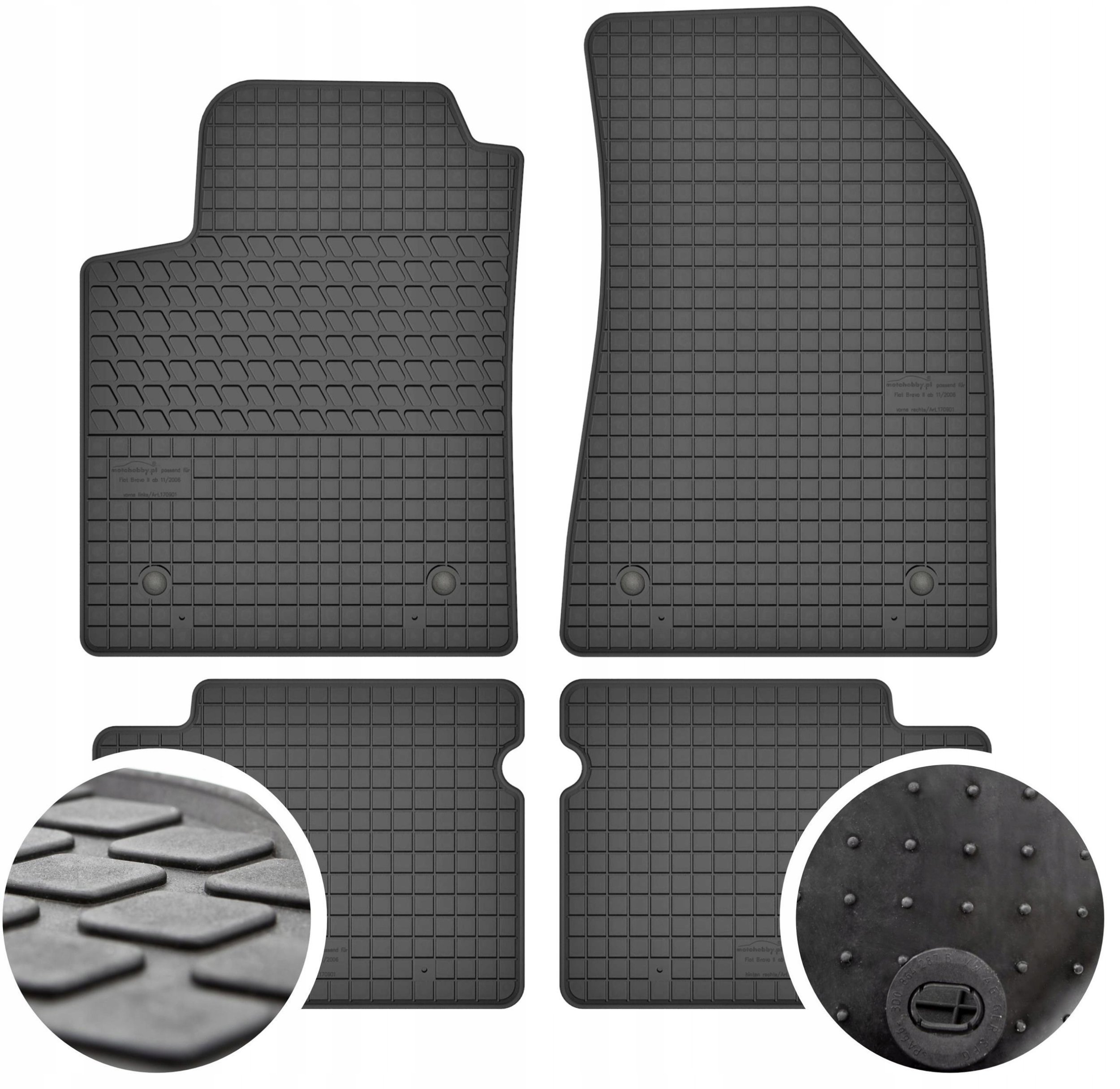 Dywaniki gumowe do Lancia Delta III 2008-2014