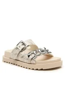 Klapki i japonki damskie - Guess Klapki Fatema FL6FAT FAL03 Beżowy - miniaturka - grafika 1