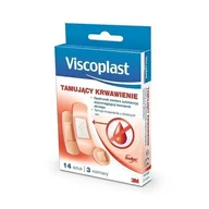 Apteczki i materiały opatrunkowe - 3M VISCOPLAST Zestaw plastrów tamujących krwawienie x 14 szt - miniaturka - grafika 1