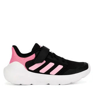 Sneakersy adidas TENSAUR RUN 3.0 EL C IE5988 Czarny - Buty dla dziewczynek - miniaturka - grafika 1