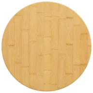 Meble modułowe i akcesoria - vidaXL Blat do stołu, Ø40x4 cm, bambusowy - miniaturka - grafika 1