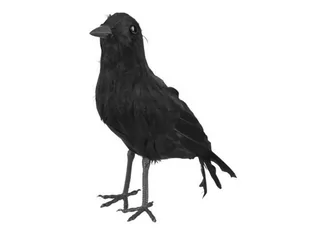 Boland brodata, ok. 23 cm na Halloween rabe dekoracja dekoracyjny ptaków - Dodatki do strojów karnawałowych - miniaturka - grafika 1