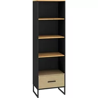 Regały - Regał 03 Colt ML Meble Stal Premium, Czarny - miniaturka - grafika 1