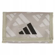 Portfele - Portfel adidas Linear G JV5308 beżowy one size - miniaturka - grafika 1