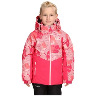 Kurtka dziecięca Kilpi Samara-Jg Rozmiar dziecięcy: 152 / Kolor: różowy - Kurtki i płaszcze dla chłopców - miniaturka - grafika 1