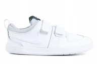 Buty dla dziewczynek - Buty dziecięce białe Nike Pico 5 AR4162-100 r. 23,5 - miniaturka - grafika 1