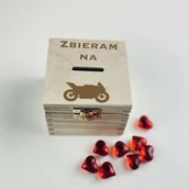 Gadżety dla niej i dla niego - Skarbonka Zbieram Na Motocykl Motor - miniaturka - grafika 1