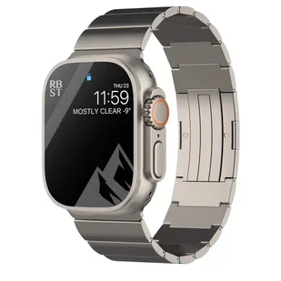 OPASKA PASEK TITANIUM "15" Apple Watch 1/2/3/4/5/6/7/8/9/10/SE/Ultra/Ultra2 42/44/45/46/49mm tytanowa - Akcesoria do smartwatchy - miniaturka - grafika 1
