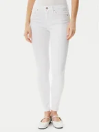 Spodnie damskie - Tommy Hilfiger Jeansy Como WW0WW44361 Biały Slim Fit - miniaturka - grafika 1
