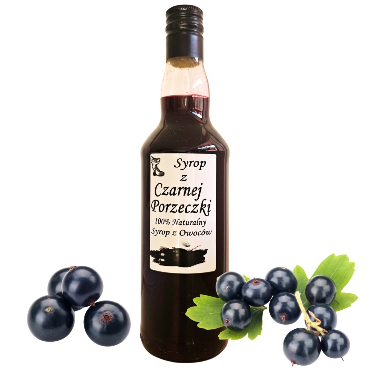 Syrop z Czarnej Porzeczki 500ml – Naturalny z Podhala, 70% owoców