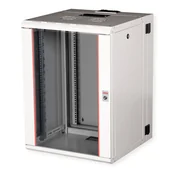 Szafy rack - ROLINE Wandgehouse Pro 48,26cm 19Zoll 16 HE 600x600 BxT zweiteilig schwenkbar grau - miniaturka - grafika 1