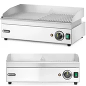 Piece, kotły  i płyty grzejne gastronomiczne - Grill elektryczny płyta grillowa gładka ryflowana 527 x 404 mm 2400 W - miniaturka - grafika 1