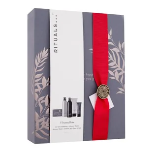 Rituals Homme Gift Set Zestaw pianka pod prysznic Homme Shower Foam 200 ml + pianka pod prysznic Sport Shower Foam 200 ml + żel pod prysznic Sport Cooling Shower Gel 200 ml + peeling do ciała Homme Charcoal Face Scrub 70 ml + zapach do auta Luxury Car Air Freshener - Zestawy kosmetyków damskich - miniaturka - grafika 1