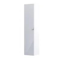Meble łazienkowe - Oristo Słupek wysoki 35 cm SIENA biały połysk - miniaturka - grafika 1