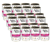 Mokra karma dla psów - Dolina Noteci Junior bogata w serca z indyka 24 x 400 g - miniaturka - grafika 1