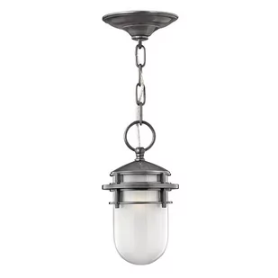 Elstead Lighting Reef 1Lt Chain Lantern Hematite HK/REEF8 HE Lampa wisząca ogrodowa IP23 stylowa HK/REEF8 HE) - Lampy ogrodowe - miniaturka - grafika 1