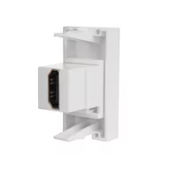 Gniazdka elektryczne - Gniazdo HDMI Maclean, pojedyncze, białe, MCE720W - miniaturka - grafika 1