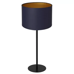 Luminex Arden 3573 Lampa stołowa lampka 1x60W E27 czarny/niebieski/złoty - Lampy stojące - miniaturka - grafika 1