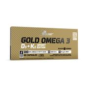 Witaminy i minerały dla sportowców - Olimp GOLD OMEGA 3 D3+K2 60 kaps - miniaturka - grafika 1