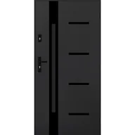 Drzwi zewnętrzne - PANTOR Drzwi stalowe zewnętrzne wejściowe Tulon antracytowe 80 prawe - miniaturka - grafika 1