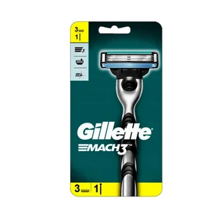 Gillette Maszynka Mach 3 1+3 - Maszynki do golenia i wkłady - miniaturka - grafika 1
