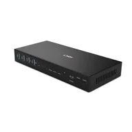 Przełączniki KVM - Lindy 39314 przełącznik KVM Czarny 39314 - miniaturka - grafika 1