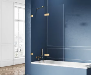 Parawan Nawannowy 120X150 Prawy New Trendy Avexa Gold Exk-2015 - Parawany nawannowe - miniaturka - grafika 1