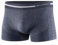 Majtki męskie - Bokserki męskie BRUBECK BX10430 WEŁNIANE - XL - miniaturka - grafika 1