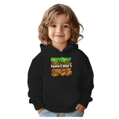 Bluzy dla dziewczynek - BLUZA DZIECIĘCA MINECRAFT 122-128 CHŁOPIĘCA DZIEWCZĘCA PREZENT - miniaturka - grafika 1