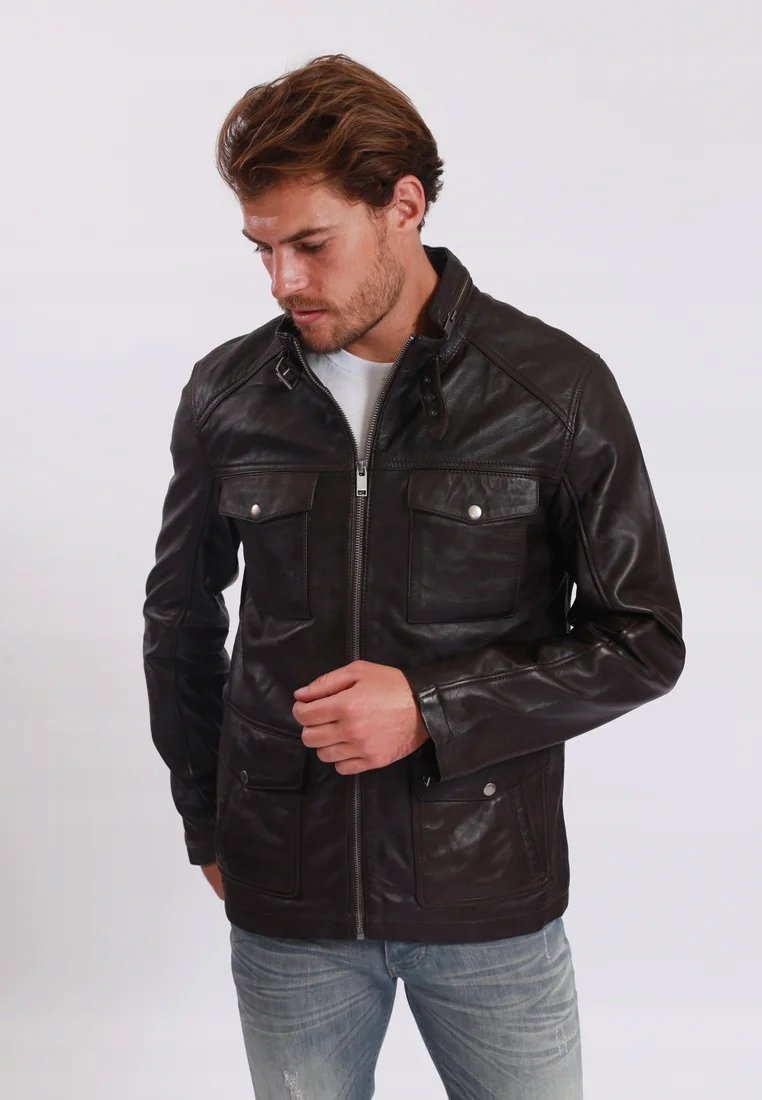 Lee Cooper Bomber bassus kurtka męska pilotk Kolor czarny BREDAN Roz.XL